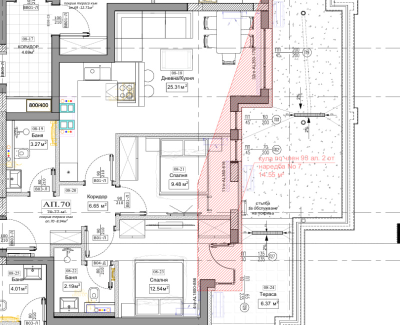 Продава 3-СТАЕН, гр. София, Люлин - център, снимка 2 - Апартаменти - 53051126