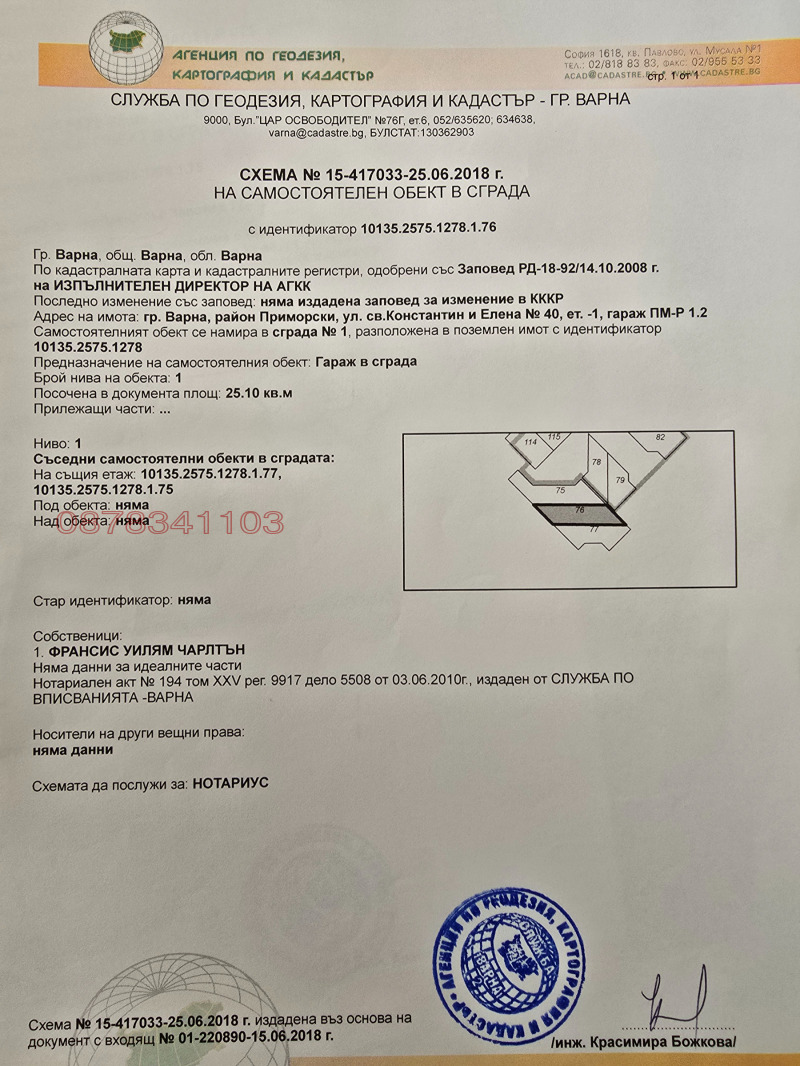 На продаж  Паркомісце Варна , Виница , 77 кв.м | 36183750 - зображення [2]