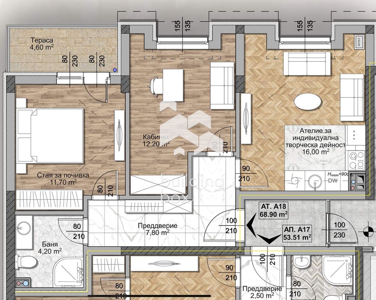 Продава 3-СТАЕН, гр. София, Овча купел 1, снимка 2 - Апартаменти - 56073272