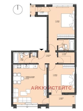 Продава 3-СТАЕН, гр. София, Младост 3, снимка 3 - Апартаменти - 52487178
