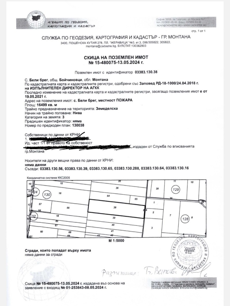 Til salg  Jord region Montana , Beli breg , 16.5 dka | 37458638