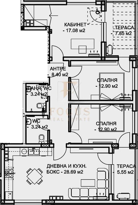 Продава 4-СТАЕН, гр. Пловдив, Остромила, снимка 2 - Апартаменти - 54626774