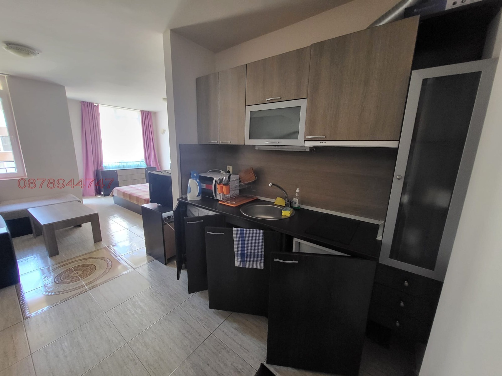 Продава 1-СТАЕН, к.к. Слънчев бряг, област Бургас, снимка 5 - Апартаменти - 53953319