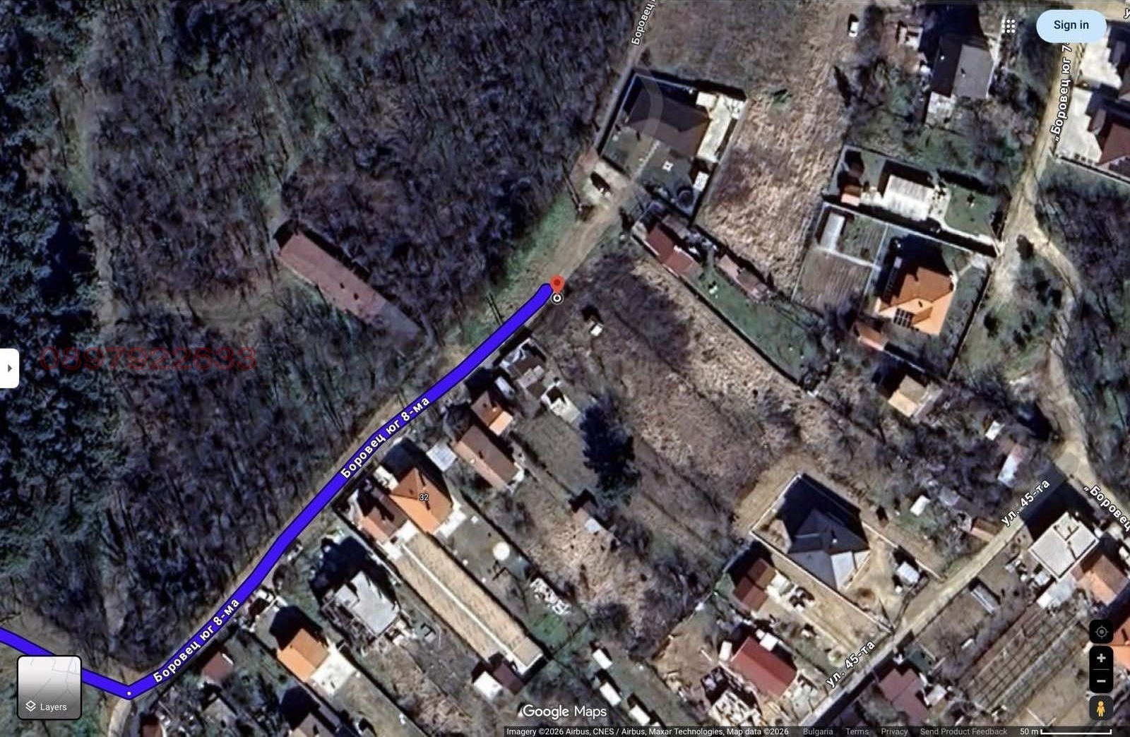 Продава ПАРЦЕЛ, гр. Варна, м-т Боровец - юг, снимка 2 - Парцели - 54731522