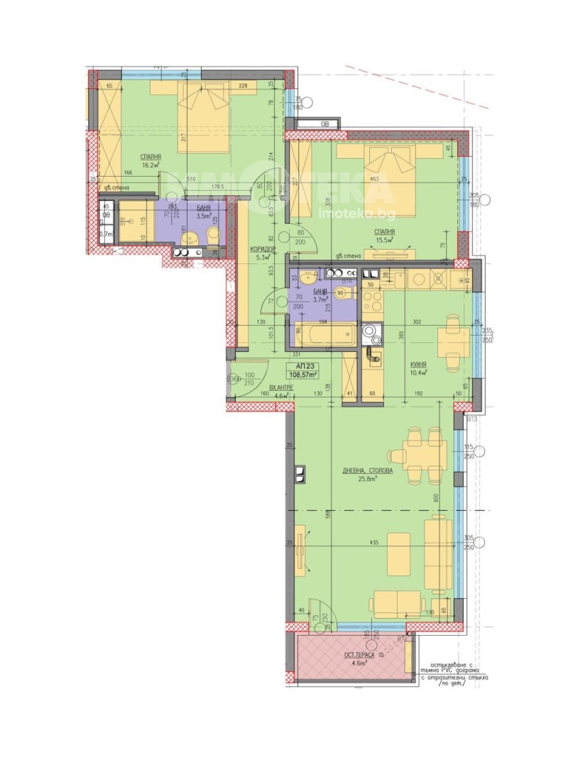 Продава 3-СТАЕН, гр. София, Хладилника, снимка 4 - Апартаменти - 52863464