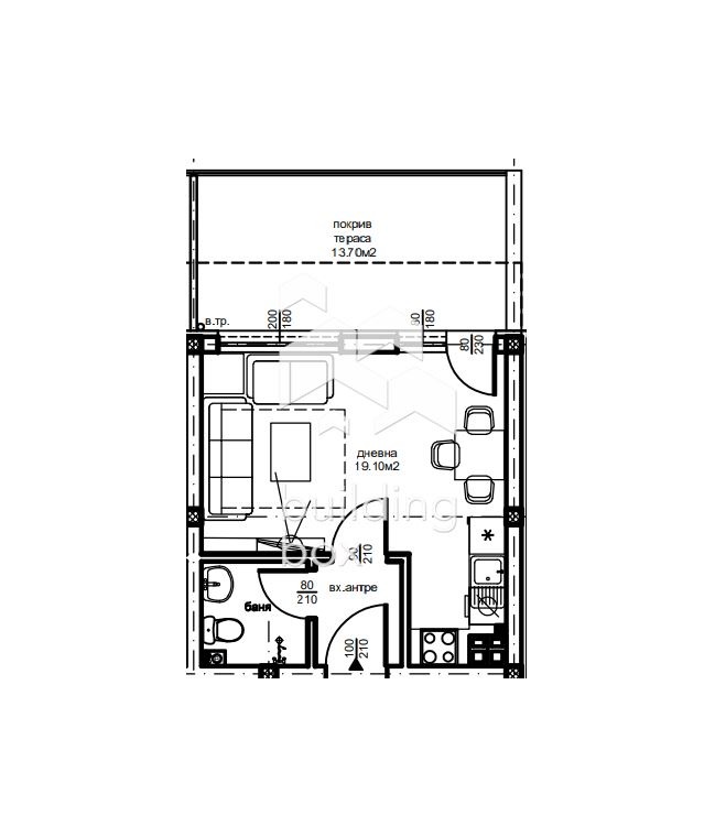 Продава  1-стаен град Пловдив , Остромила , 50 кв.м | 54848176 - изображение [3]