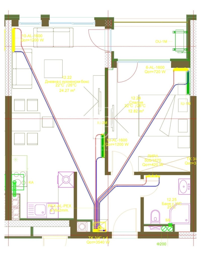 Продава 2-СТАЕН, гр. София, Кръстова вада, снимка 9 - Aпартаменти - 47290442