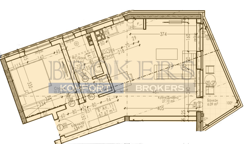 Te koop  1 slaapkamer Varna , Vazrazjdane 4 , 78 m² | 30416083 - afbeelding [7]