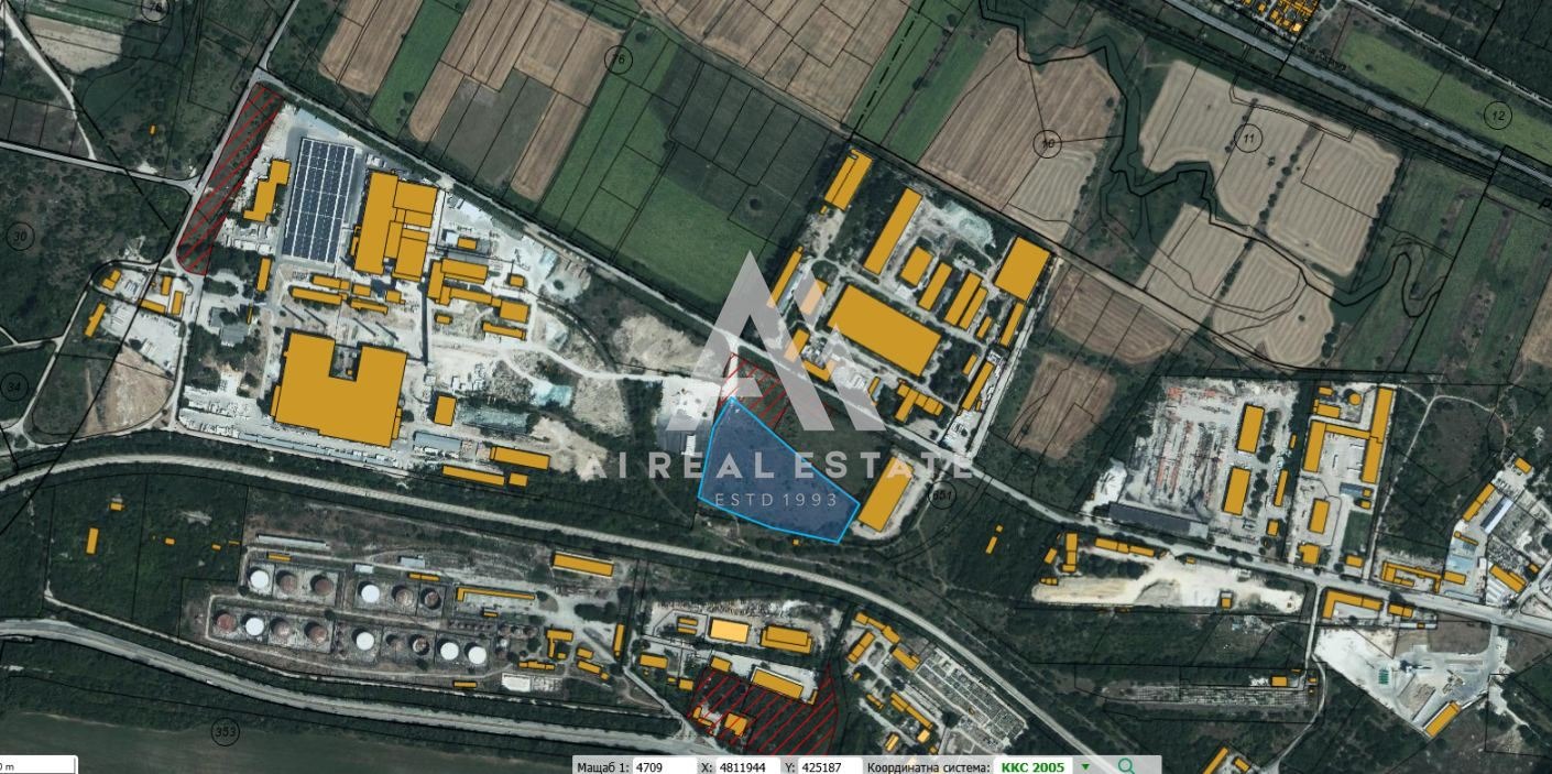 Продава ПАРЦЕЛ, гр. Плевен, Индустриална зона - Запад