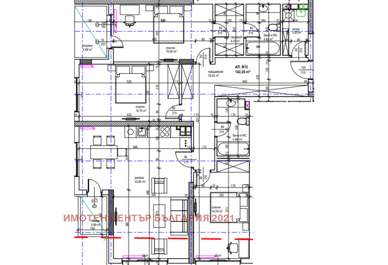 À vendre  3 chambres Sofia , Stoudentski grad , 142 m² | 37145081 - image [4]