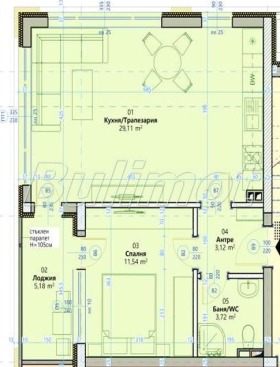 1 bedroom k.k. Chayka, Varna