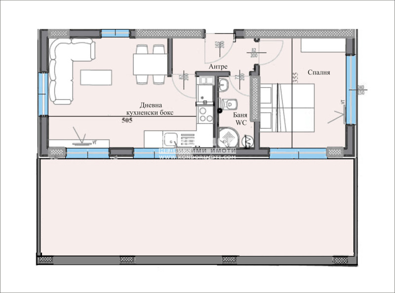 Na prodej  1 ložnice Plovdiv , Vastaničeski , 111 m2 | 29025108 - obraz [4]