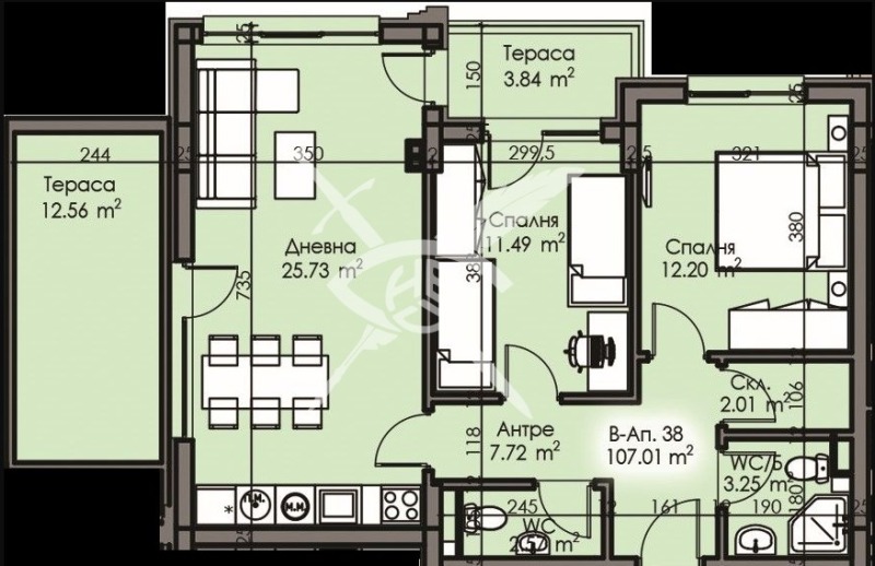 Продава 3-СТАЕН, гр. Бургас, Изгрев, снимка 1 - Aпартаменти - 48533035