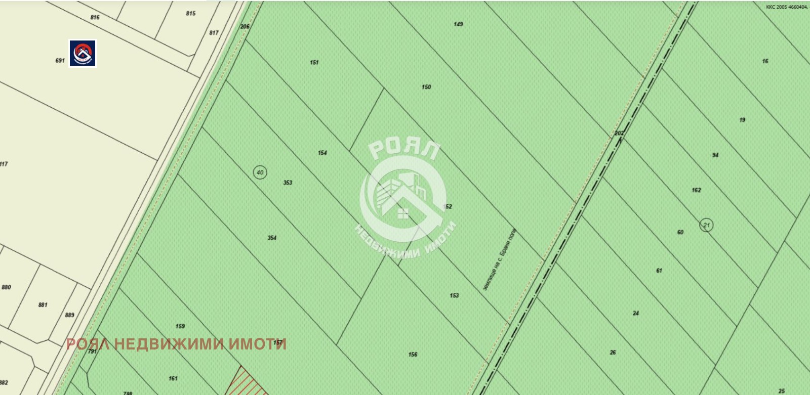 Продава ПАРЦЕЛ, с. Браниполе, област Пловдив, снимка 2 - Парцели - 54599426