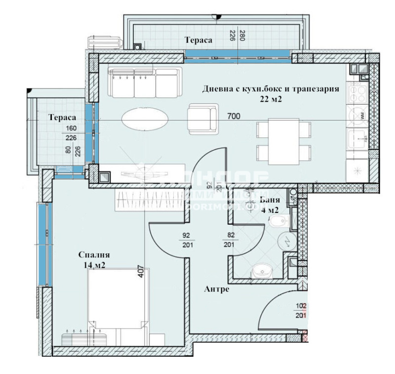 Продаја  1 спаваћа соба Пловдив , Вастанически , 76 м2 | 94149325 - слика [3]