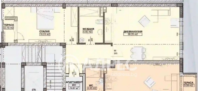 Продава 2-СТАЕН, гр. София, Дианабад, снимка 4 - Апартаменти - 49316301