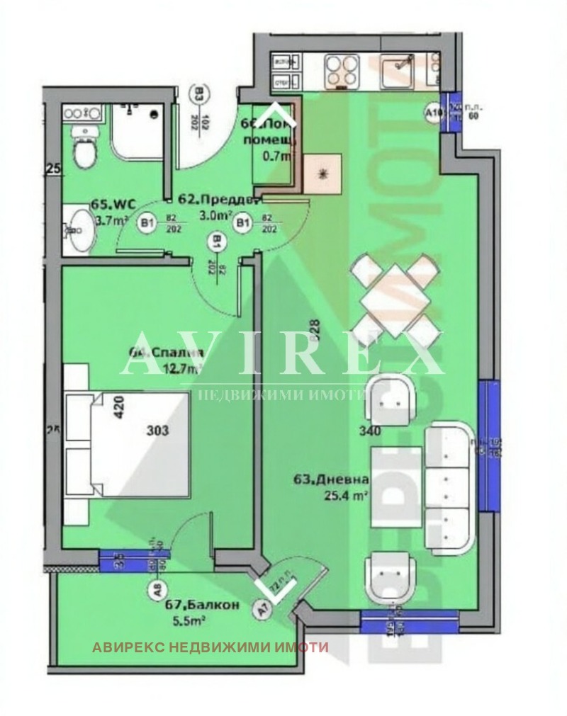 Продава 2-СТАЕН, гр. Пловдив, Беломорски, снимка 4 - Апартаменти - 53071910
