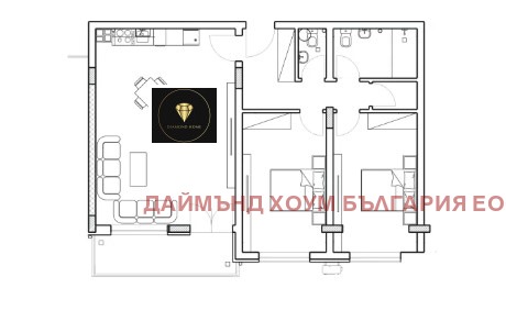 In vendita  2 camere da letto Plovdiv , Mladegki Halm , 115 mq | 34289649 - Immagine [2]