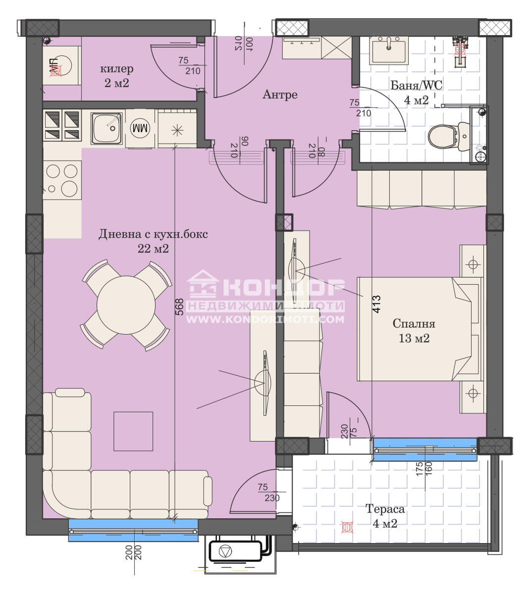 Продава 2-СТАЕН, гр. Пловдив, Кършияка, снимка 5 - Апартаменти - 55097689