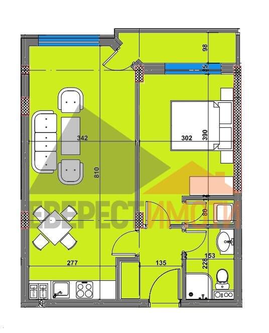 Продава 2-СТАЕН, гр. Пловдив, Остромила, снимка 2 - Aпартаменти - 44540128