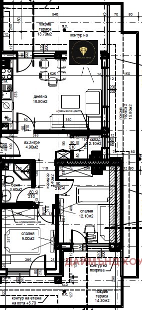 Продава 3-СТАЕН, гр. Пловдив, Остромила, снимка 3 - Aпартаменти - 47496232