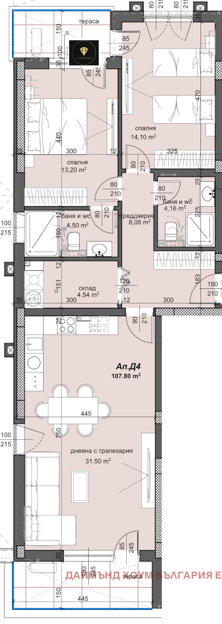 Продава 3-СТАЕН, гр. Пловдив, Тракия, снимка 2 - Aпартаменти - 47520751