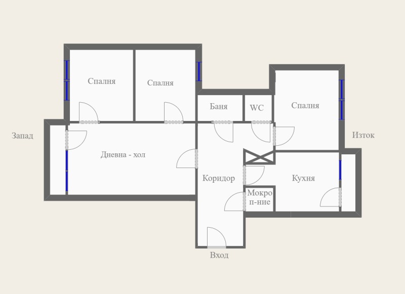 Продава МНОГОСТАЕН в град Бургас, Изгрев - 97 кв.м / 177 000 € » 346 181.91 лв., ПРАЙМ РИЪЛ ЕСТЕЙТС ЕООД
