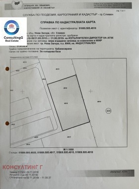 Продава парцел област Сливен гр. Нова Загора - [1] 