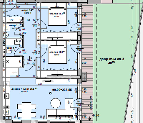 Продава  3-стаен град Стара Загора , Аязмото , 89 кв.м | 16236964 - изображение [2]