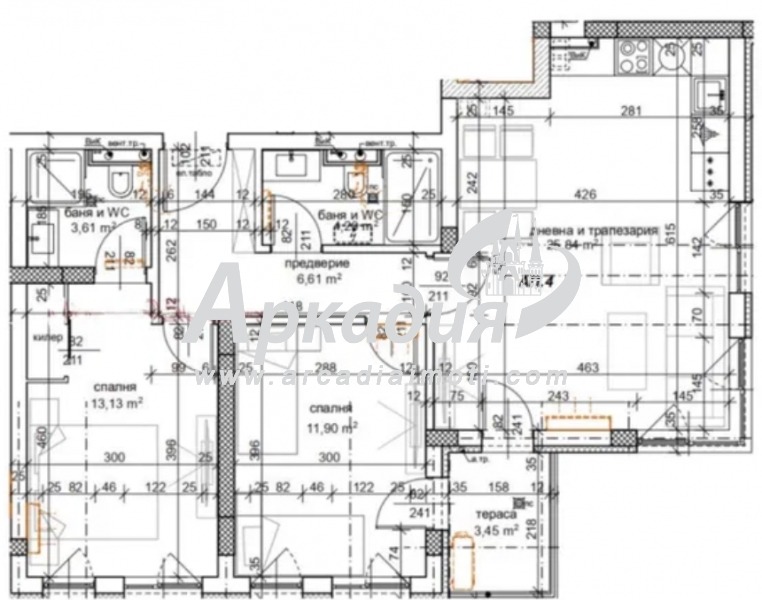 For Sale  2 bedroom Plovdiv , Hristo Smirnenski , 145 sq.m | 80757014 - image [5]