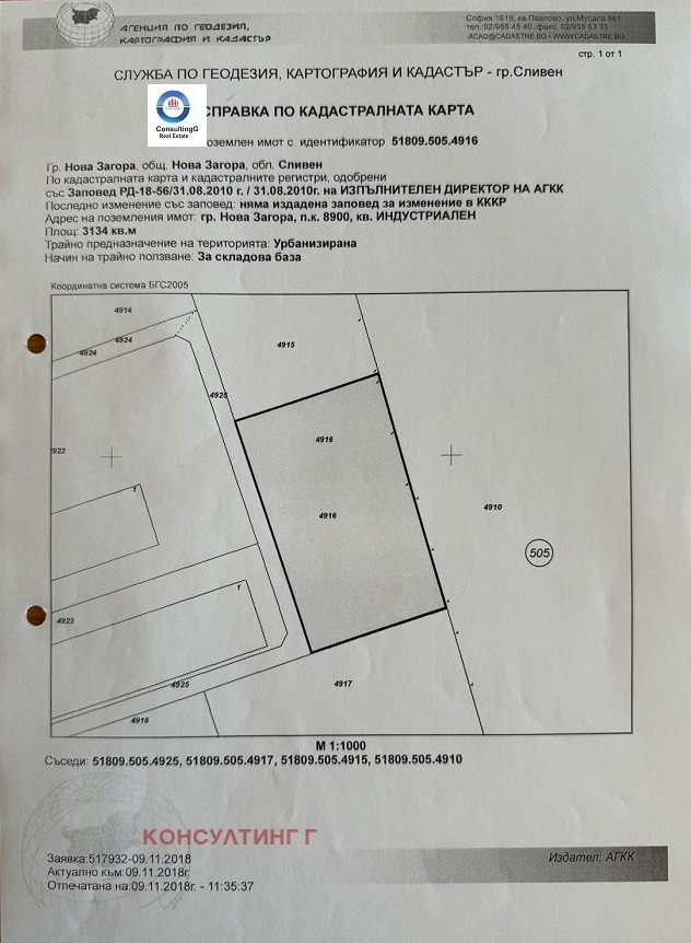 Продава ПАРЦЕЛ, гр. Нова Загора, област Сливен, снимка 1 - Парцели - 46835219