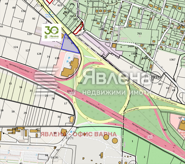 Продава ПАРЦЕЛ, гр. Варна, Летище, снимка 2 - Парцели - 54861003
