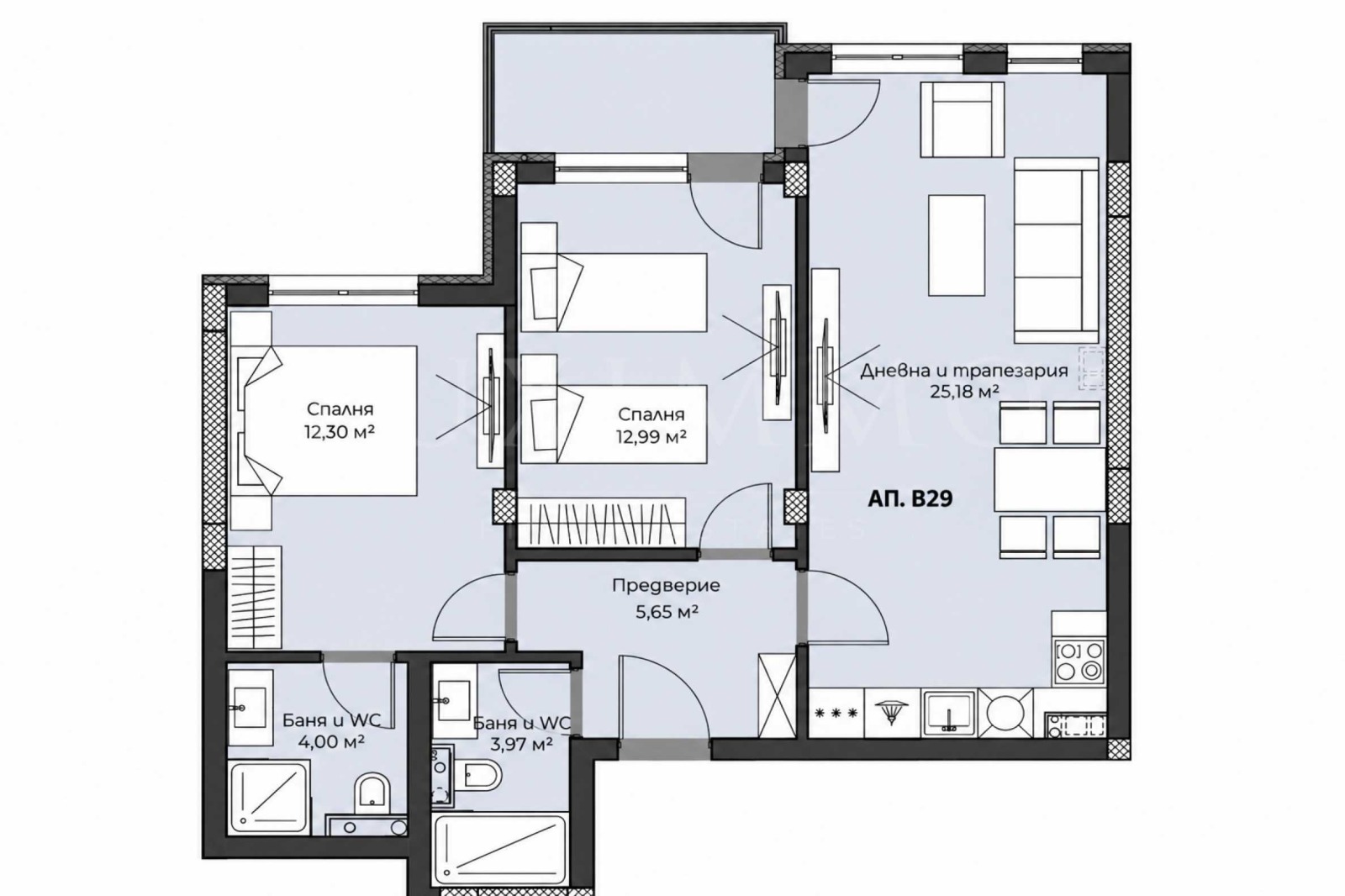 Продава 3-СТАЕН, гр. Пловдив, Христо Смирненски, снимка 14 - Апартаменти - 56200089