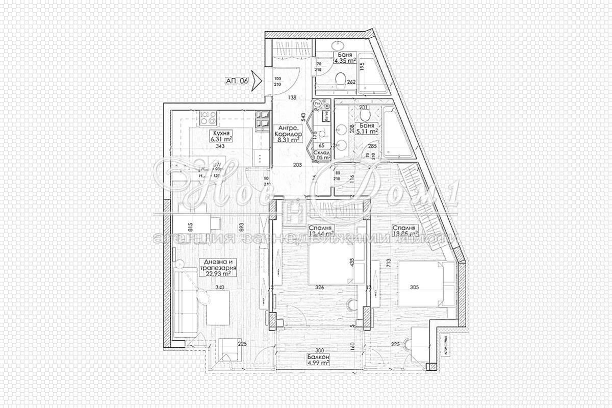 Продава 3-СТАЕН, гр. София, Гоце Делчев, снимка 2 - Апартаменти - 47777093