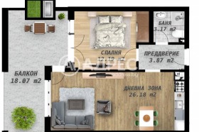 Продава  2-стаен, град Пловдив