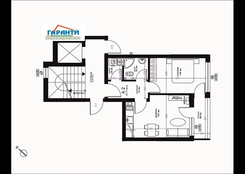 Te koop  1 slaapkamer Plovdiv , Sadijski , 57 m² | 92258238 - afbeelding [4]