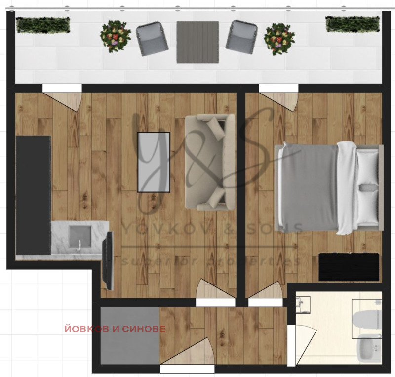 Продава  2-стаен град Пловдив , Остромила , 66 кв.м | 54438015