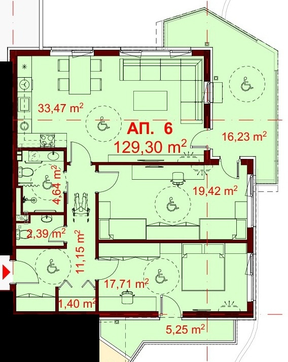 Продава 3-СТАЕН, гр. Бургас, Славейков, снимка 1 - Aпартаменти - 42155213