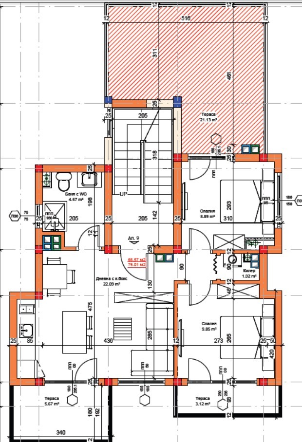 In vendita  2 camere da letto Varna , Briz , 80 mq | 97379886 - Immagine [9]