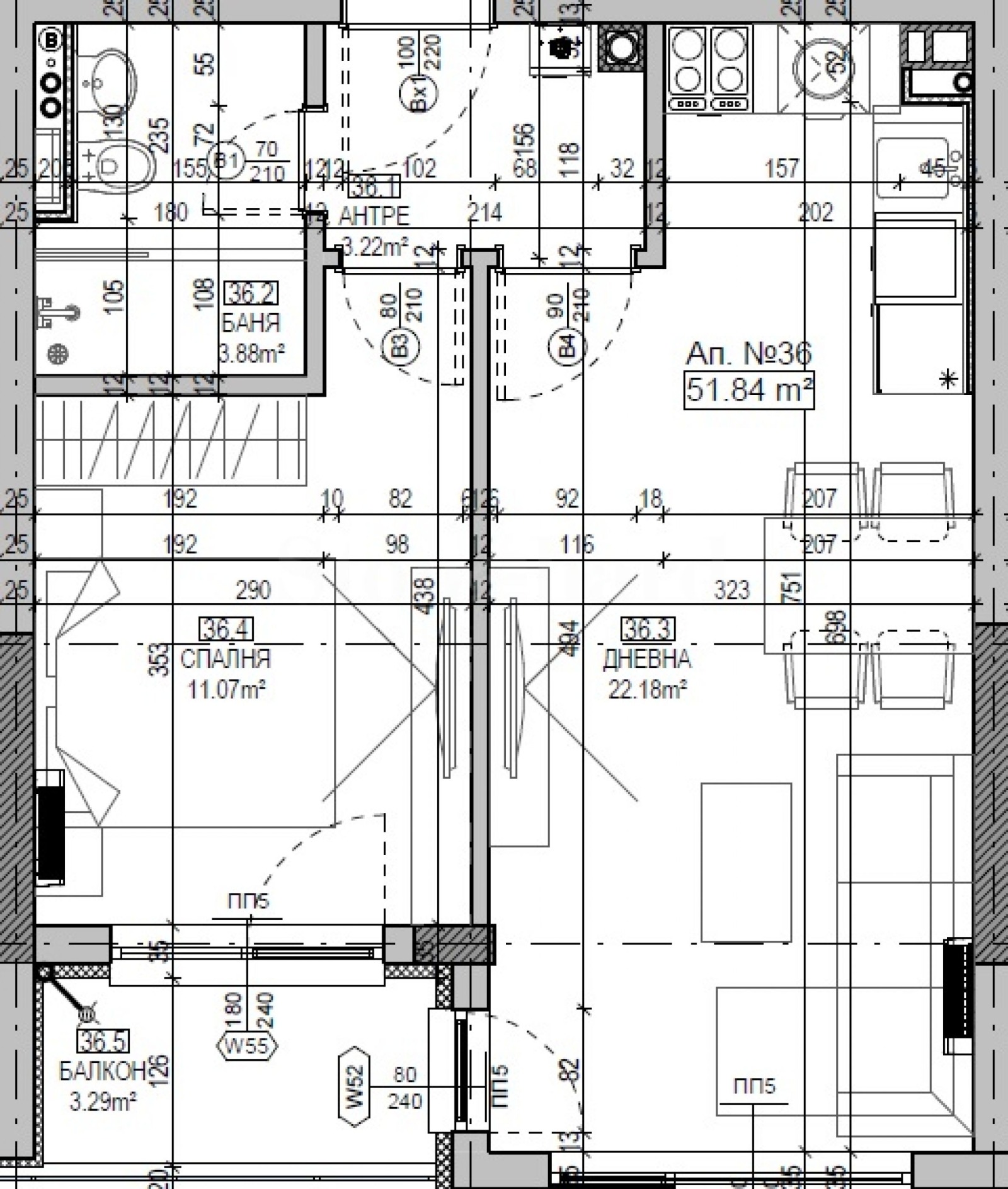 Продава 2-СТАЕН, гр. София, Кръстова вада, снимка 11 - Апартаменти - 53166735