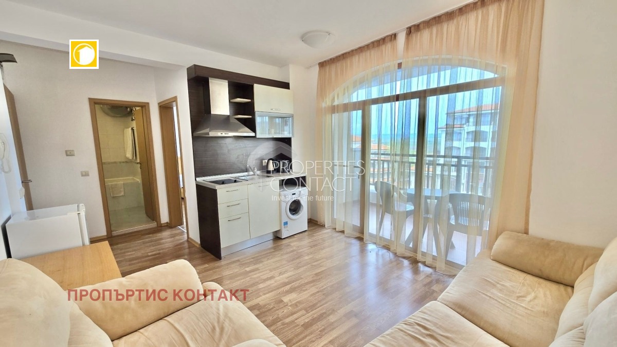 Продава 2-СТАЕН, гр. Ахелой, област Бургас, снимка 3 - Апартаменти - 55121956