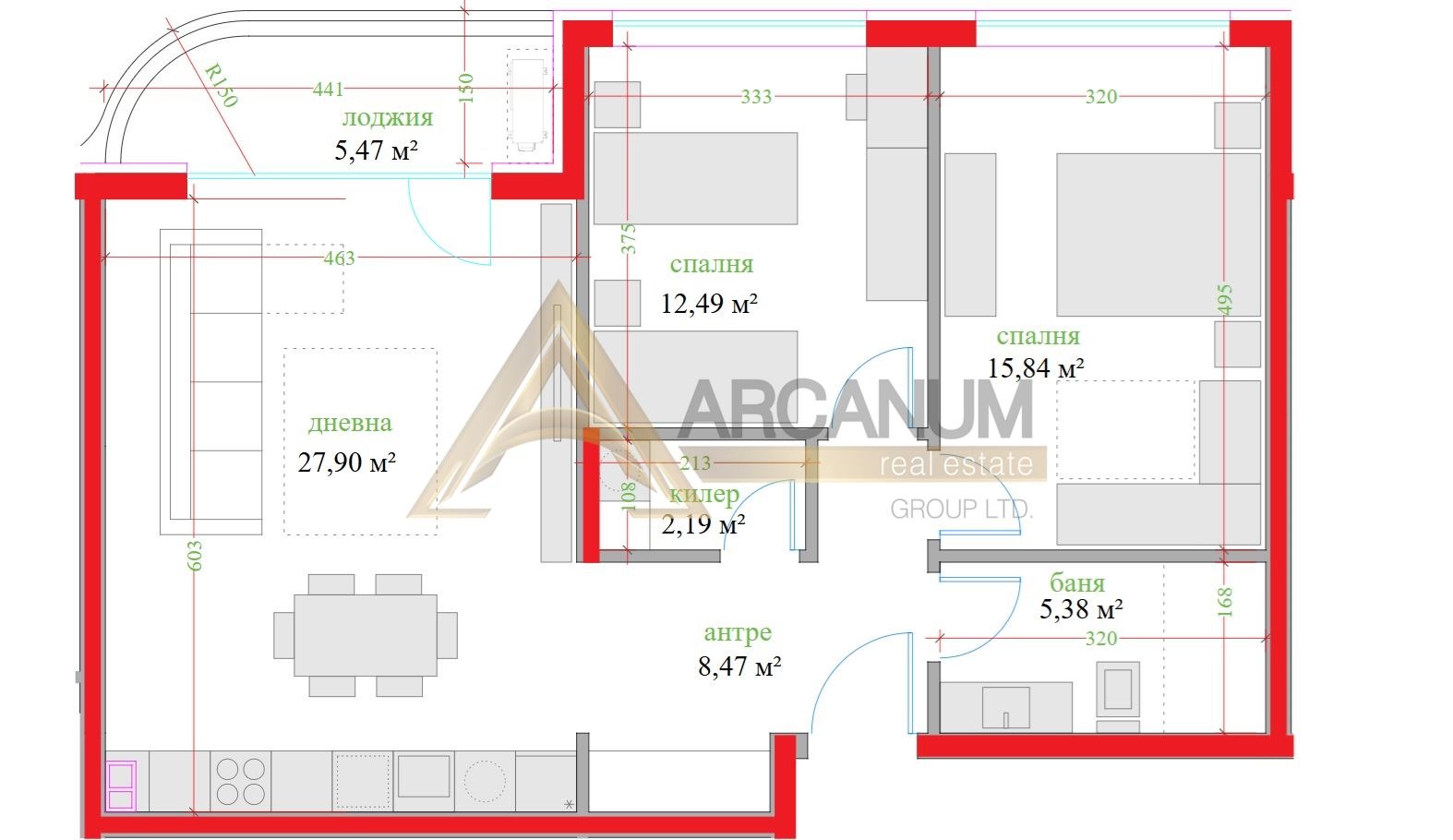 Продава 3-СТАЕН, гр. Варна, Трошево, снимка 14 - Апартаменти - 55011716