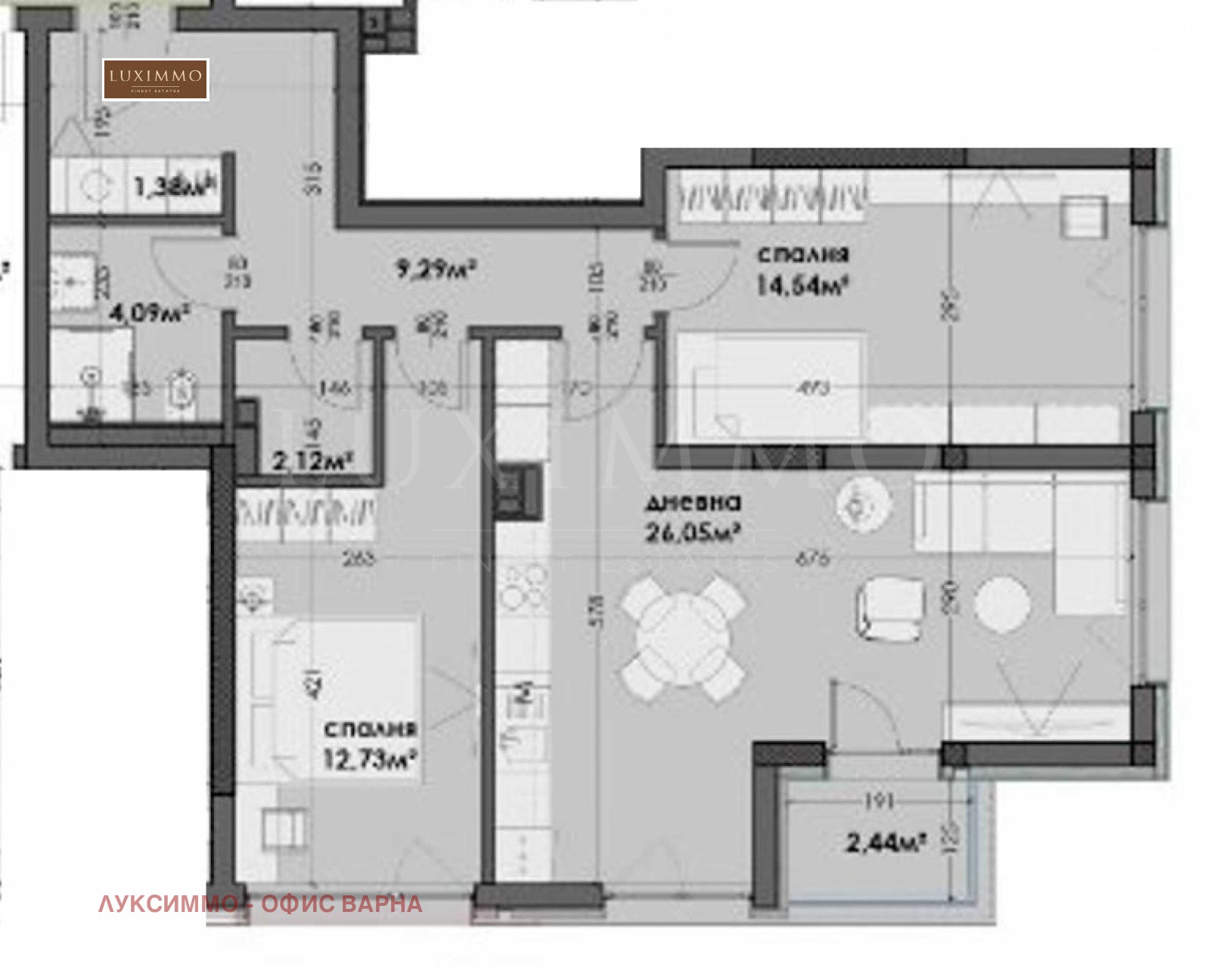 Продава 3-СТАЕН, гр. Варна, Левски 1, снимка 4 - Апартаменти - 55396224