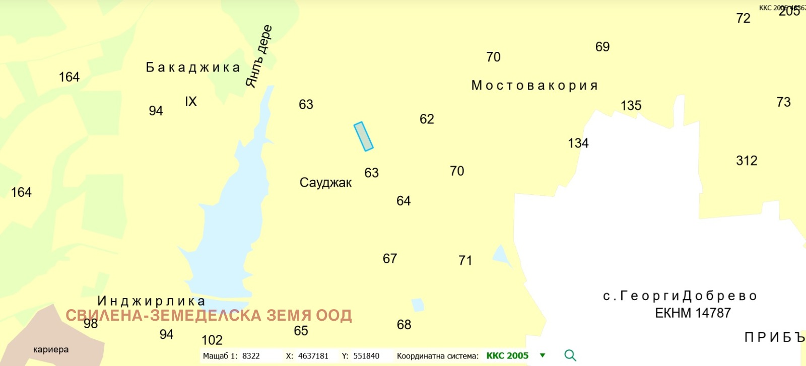 Продава ЗЕМЕДЕЛСКА ЗЕМЯ, с. Георги Добрево, област Хасково