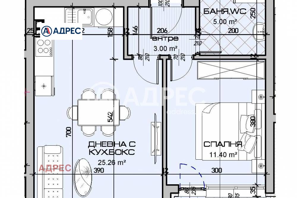 Продава 2-СТАЕН, гр. Варна, Виница, снимка 2 - Апартаменти - 53766146