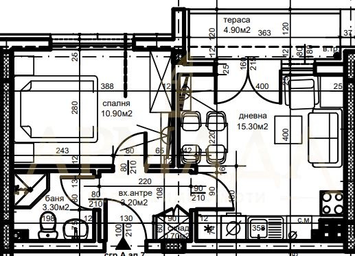 Продава 2-СТАЕН, гр. Пловдив, Христо Смирненски, снимка 2 - Aпартаменти - 49359230