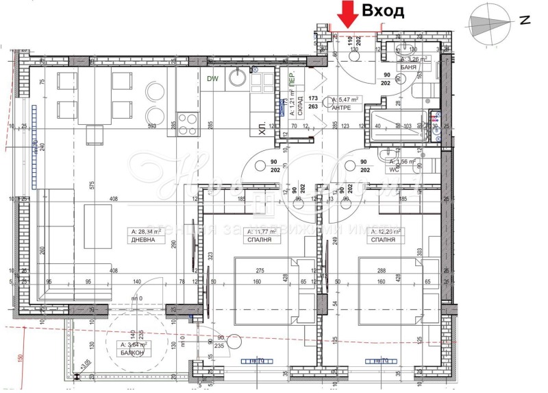 Продава  3-стаен град София , Слатина , 92 кв.м | 77204030 - изображение [8]