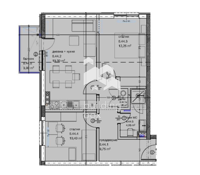 Satılık  2 yatak odası Varna , Kaysieva gradina , 84 metrekare | 77837220 - görüntü [4]