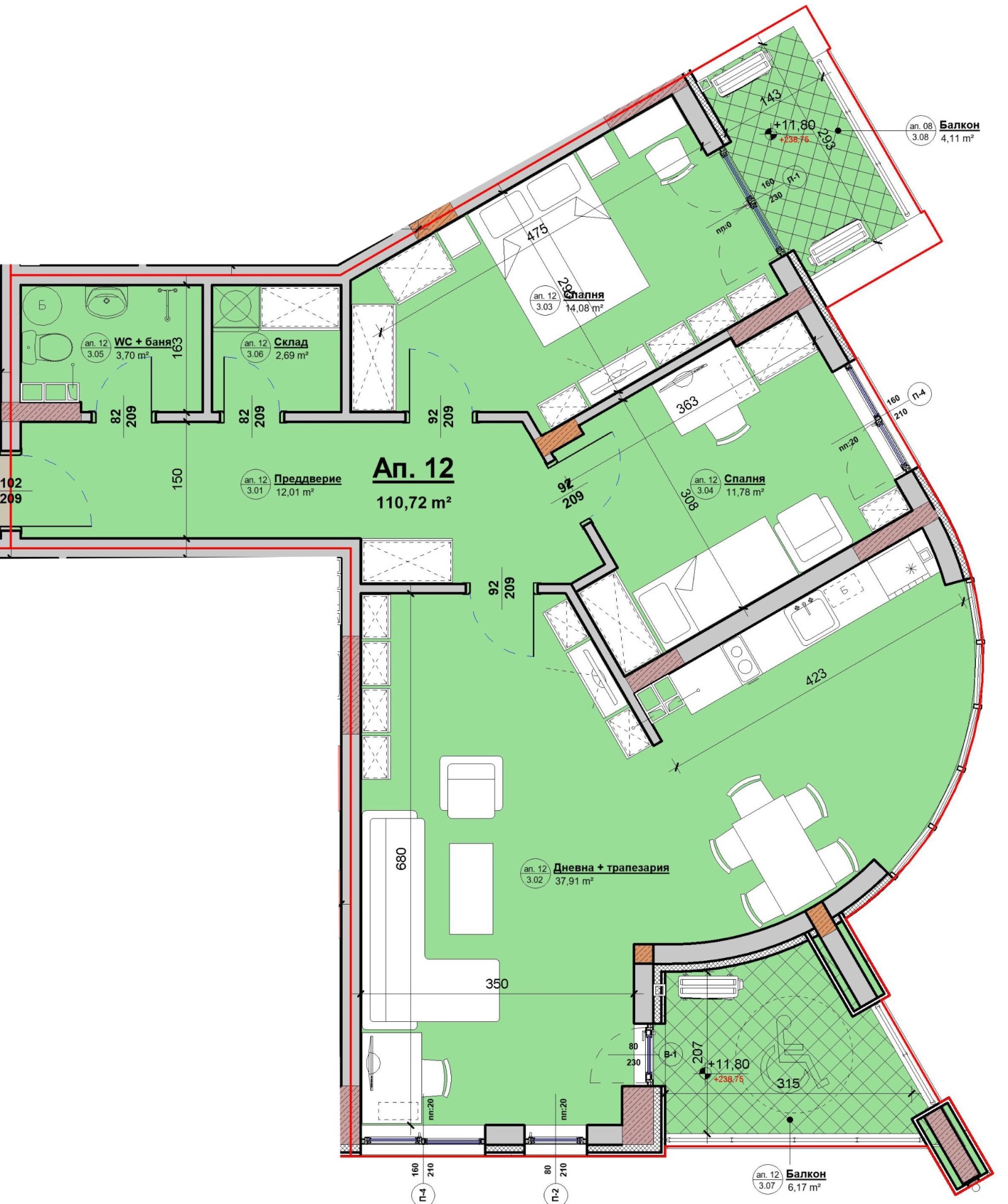 Продава 2-СТАЕН, гр. Асеновград, област Пловдив, снимка 6 - Апартаменти - 54202101