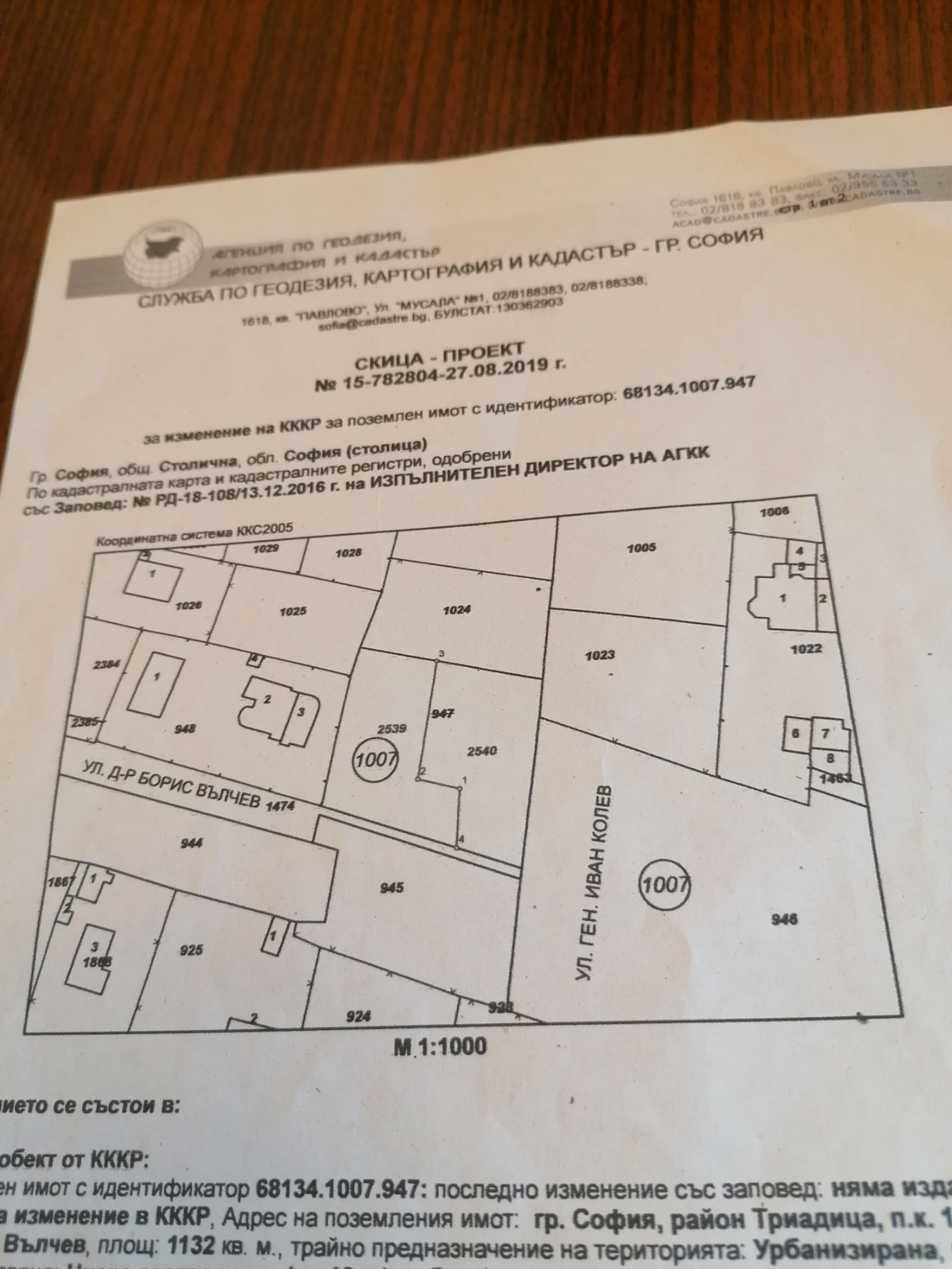 Продава ПАРЦЕЛ, гр. София, Кръстова вада, снимка 2 - Парцели - 55122899